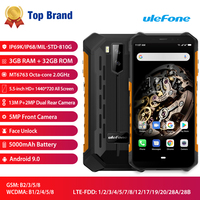 Osłona Ulefone X5 MT6763 Octa core ip68 wytrzymały wodoodporny smartfon Android 9.0 telefon komórkowy 3GB 32GB NFC 4G LTE telefon komórkowy 2